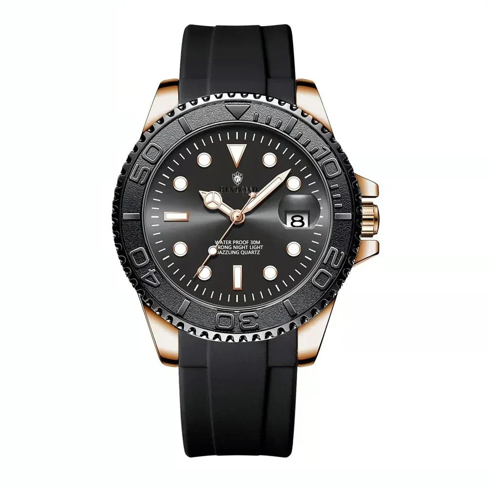 New Automatic Watch Mens Sports Bezel Gray Digital Luxury Watches For Man Fashion Quartz Wristwatches Gifts Men Tudo Por 1 Real - Overture Gifts