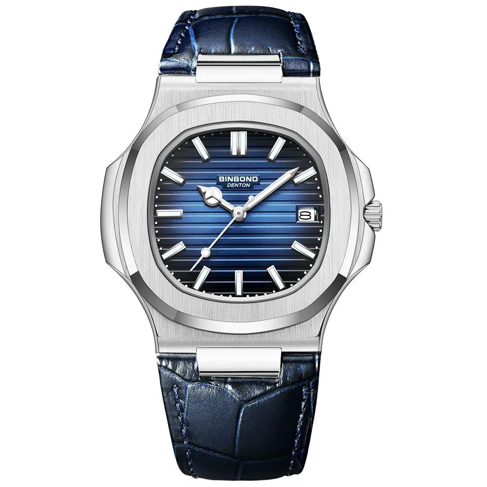 New Casual Business Fashion Quartz Wristwatches Rose Gold Clock Men Luxury Watch Automatic Watches Mens Black Relogio Masculino - Overture Gifts