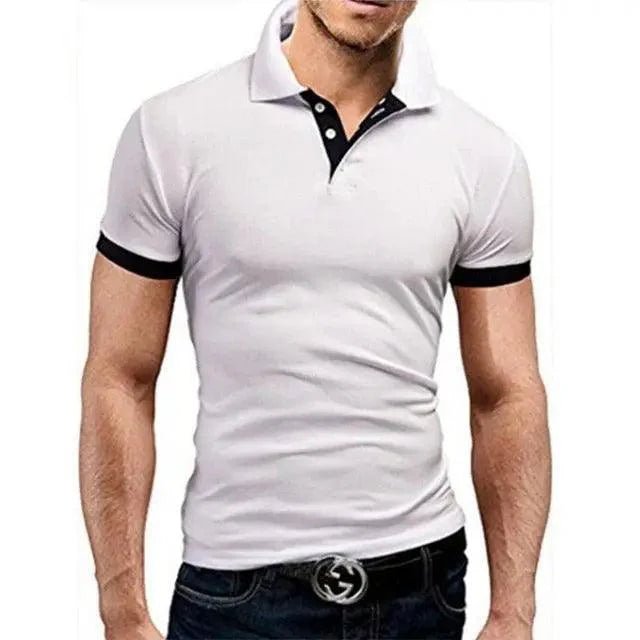 New Polo Shirt Men Summer Cool Men's Shirts Sleeve Polo Business Clothes Luxury Men Tee Shirt Polos women's short sleeves Summer Men's T-shirt Short Sleeved Lapel Casual T-shirt for Male Half Sleeve Tops - Overture Gifts
