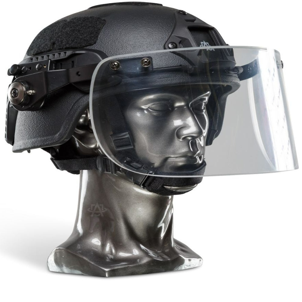 Texas IIIA+ Ballistic Face Shield - Fits All Helmets with ARC