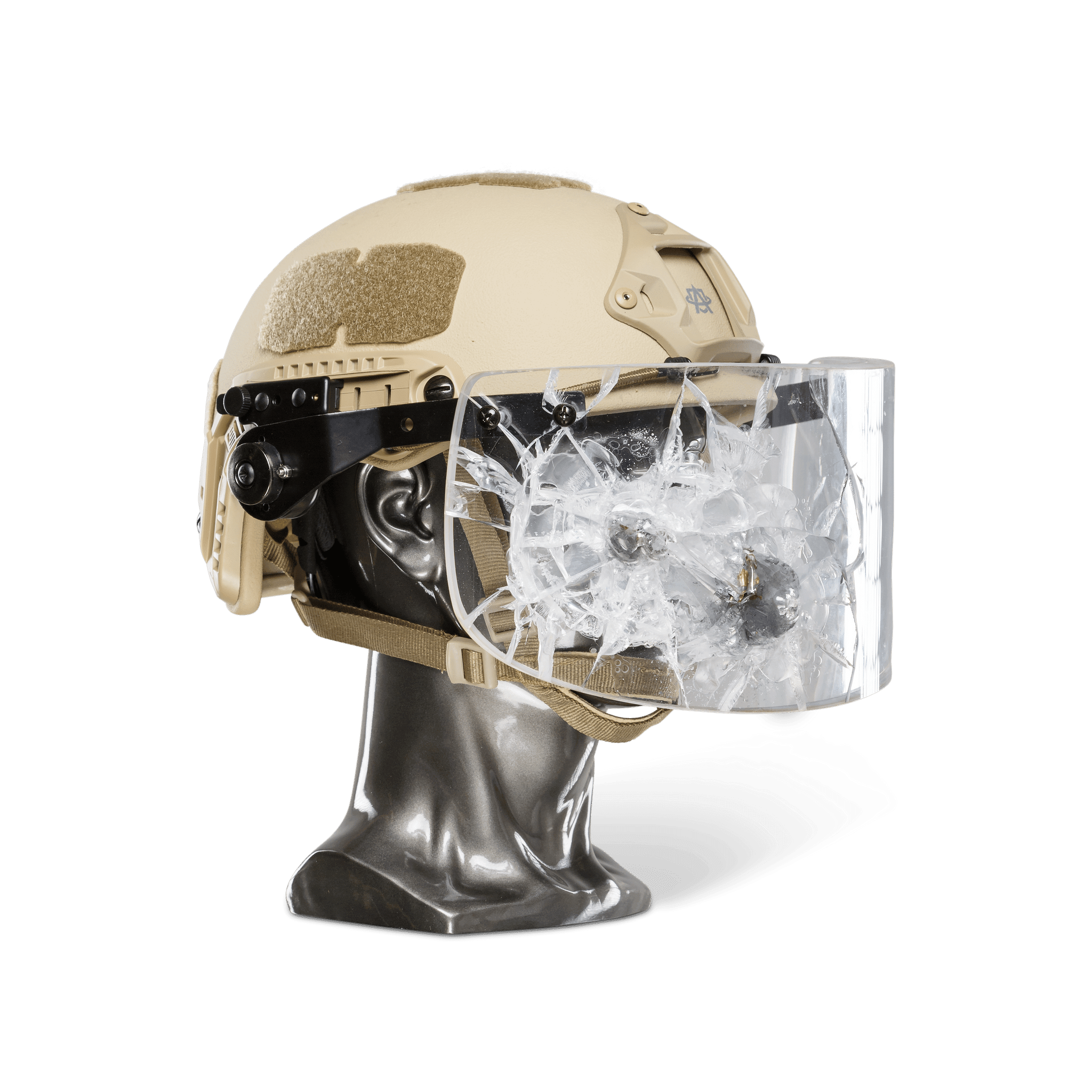 Texas IIIA+ Ballistic Face Shield - Fits All Helmets with ARC