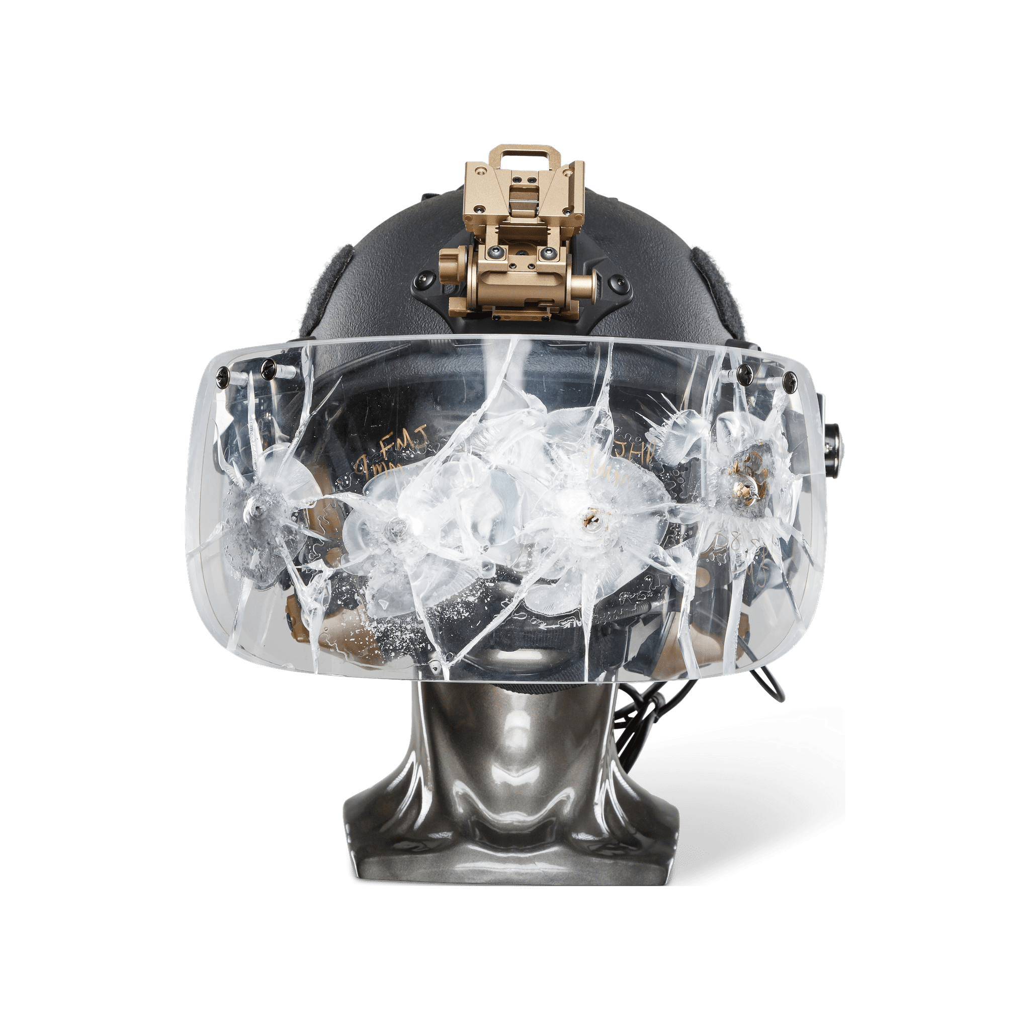 Texas IIIA+ Ballistic Face Shield - Fits All Helmets with ARC