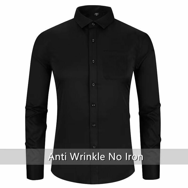 Wangyue Premium Cotton Long Sleeve Button Down Shirt With Pockets Signature