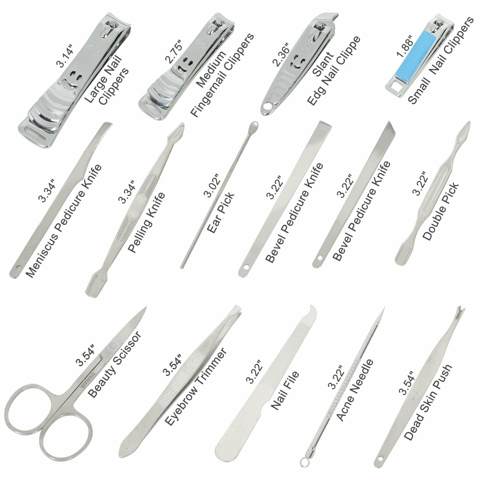 The Artisan Grooming Set — 15-Piece Manicure & Pedicure Collection