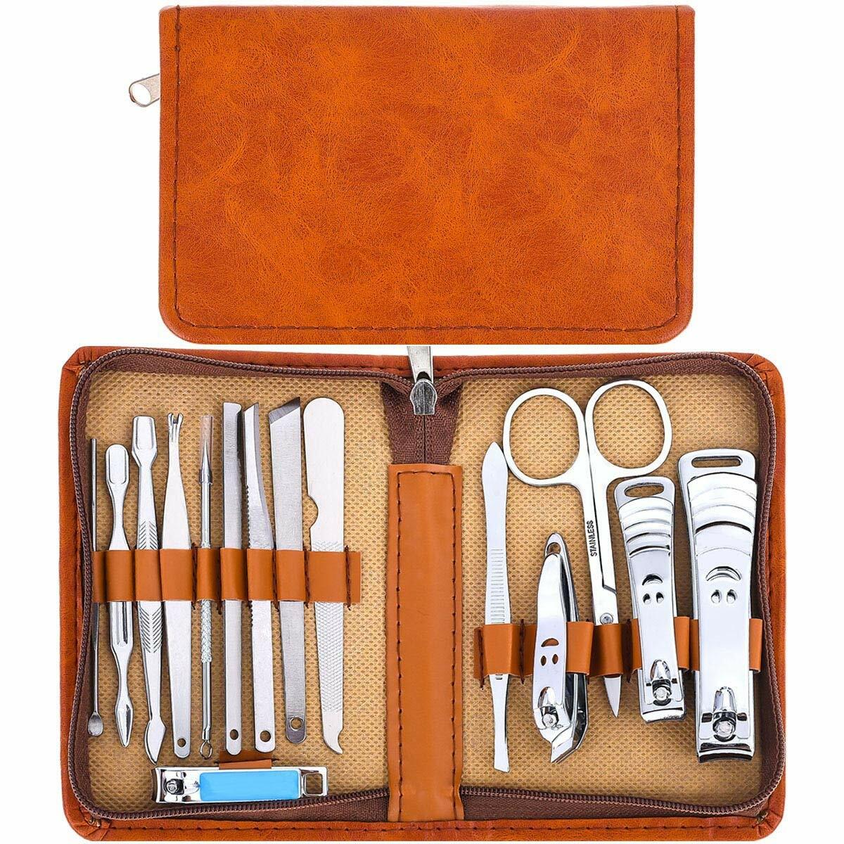 The Artisan Grooming Set — 15-Piece Manicure & Pedicure Collection