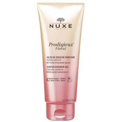 Nuxe Prodigieux Floral Shower Gel: Gently Cleansing, Moisturizing Body Wash with Sweet Almond Oil & Natural Floral Scent - Vegan Formula