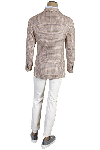 Kiton Checked Cashmere Sport Jacket