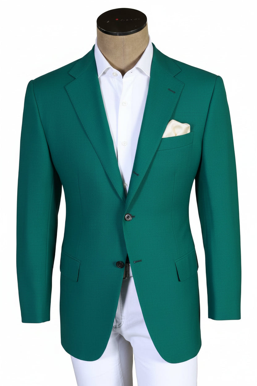 Kiton Solid Cashmere-Silk Sport Jacket