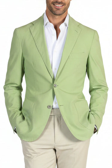 Kiton Solid Cotton Sport Jacket