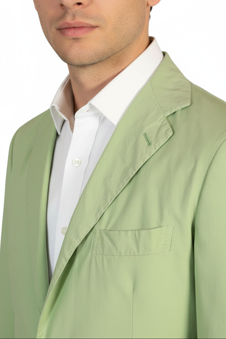Kiton Solid Cotton Sport Jacket
