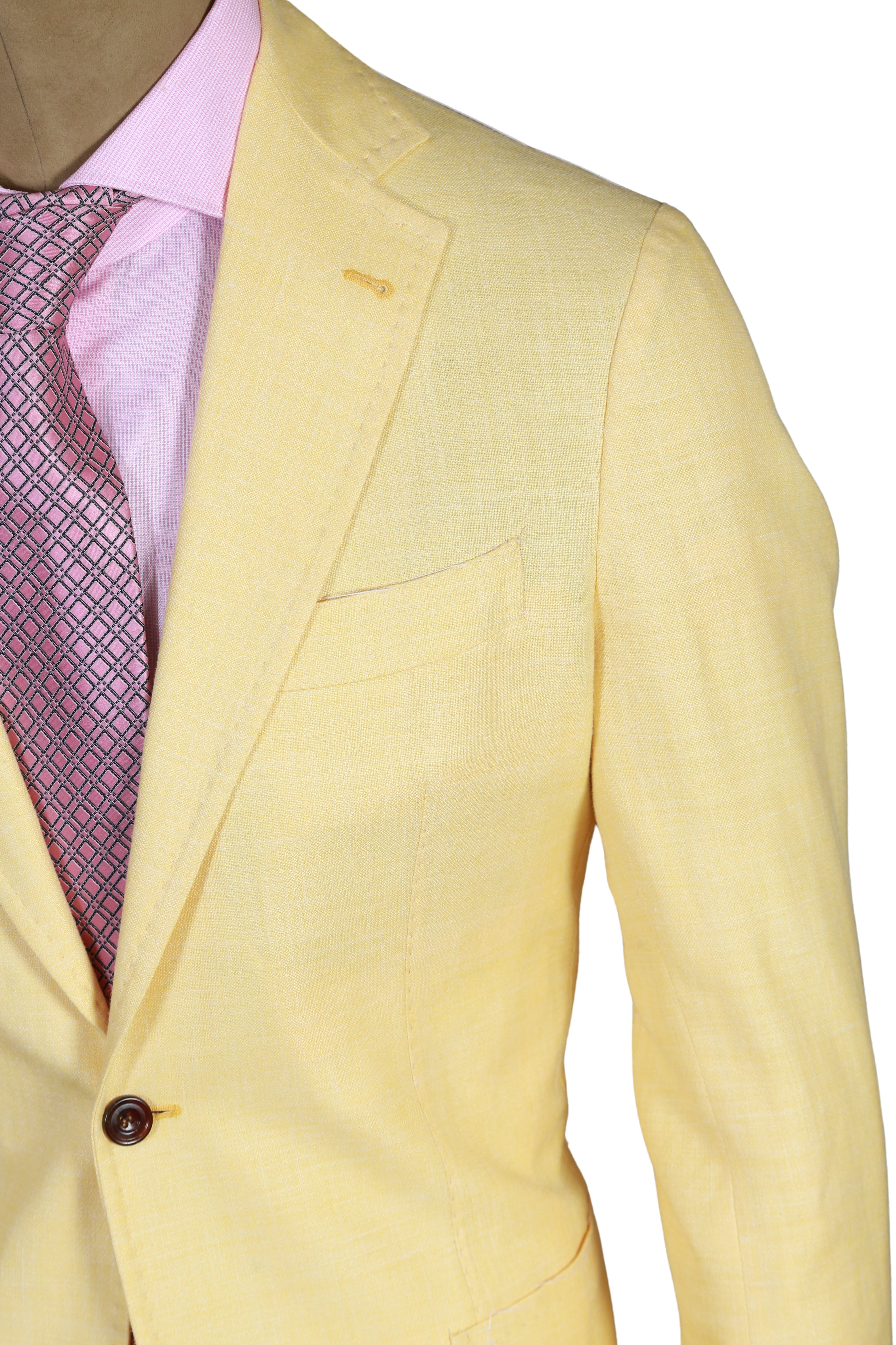 Sartorio Solid Silk-Linen-Wool Sport Jacket