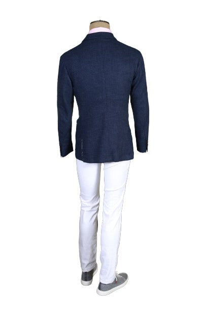 Sartorio Birdseye Virgin Wool Double Breasted Sport Jacket