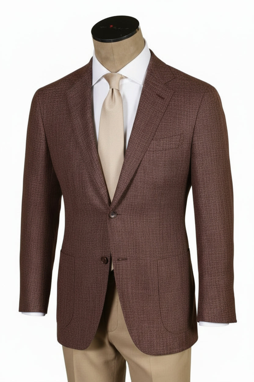 Sartorio Birdseye Wool-Cotton Sport Jacket