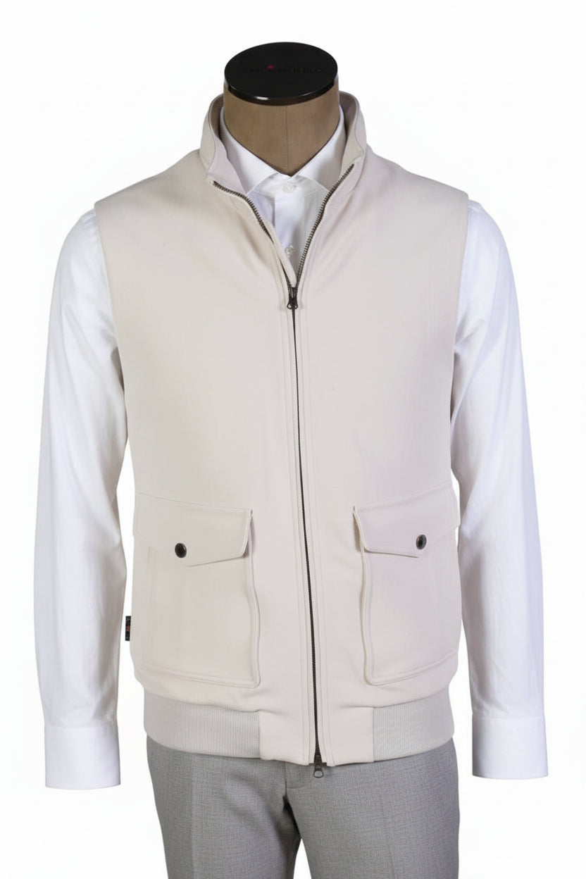 Kired by Kiton Linen-Cotton Vest