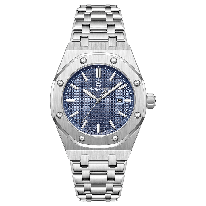 PAAZOMU High Quality Original Men Clock Waterproof Luminous Date Luxury Man Watch Stainless Steel Quartz Men's Watches Male+Box - Overture Gifts