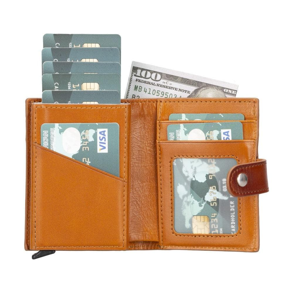 Palertag Zip Mechanical Leather Card Holder with AirTag Slot - Overture Gifts