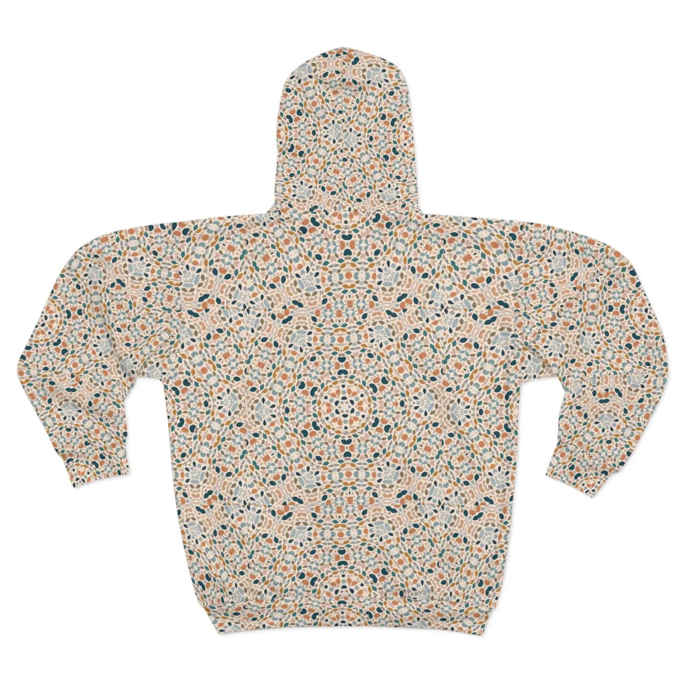 Pastel Geometrical Zip Hoodie – Custom Cut - Dipaliz - Overture Gifts