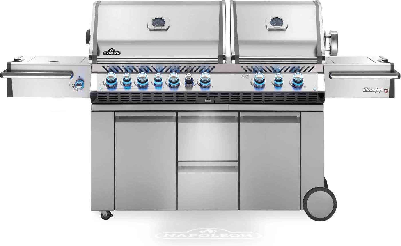 Patio Elegance Gas Grill Prestige PRO 825 RSBI with Power Side Burner and Infrared Features - Overture Gifts