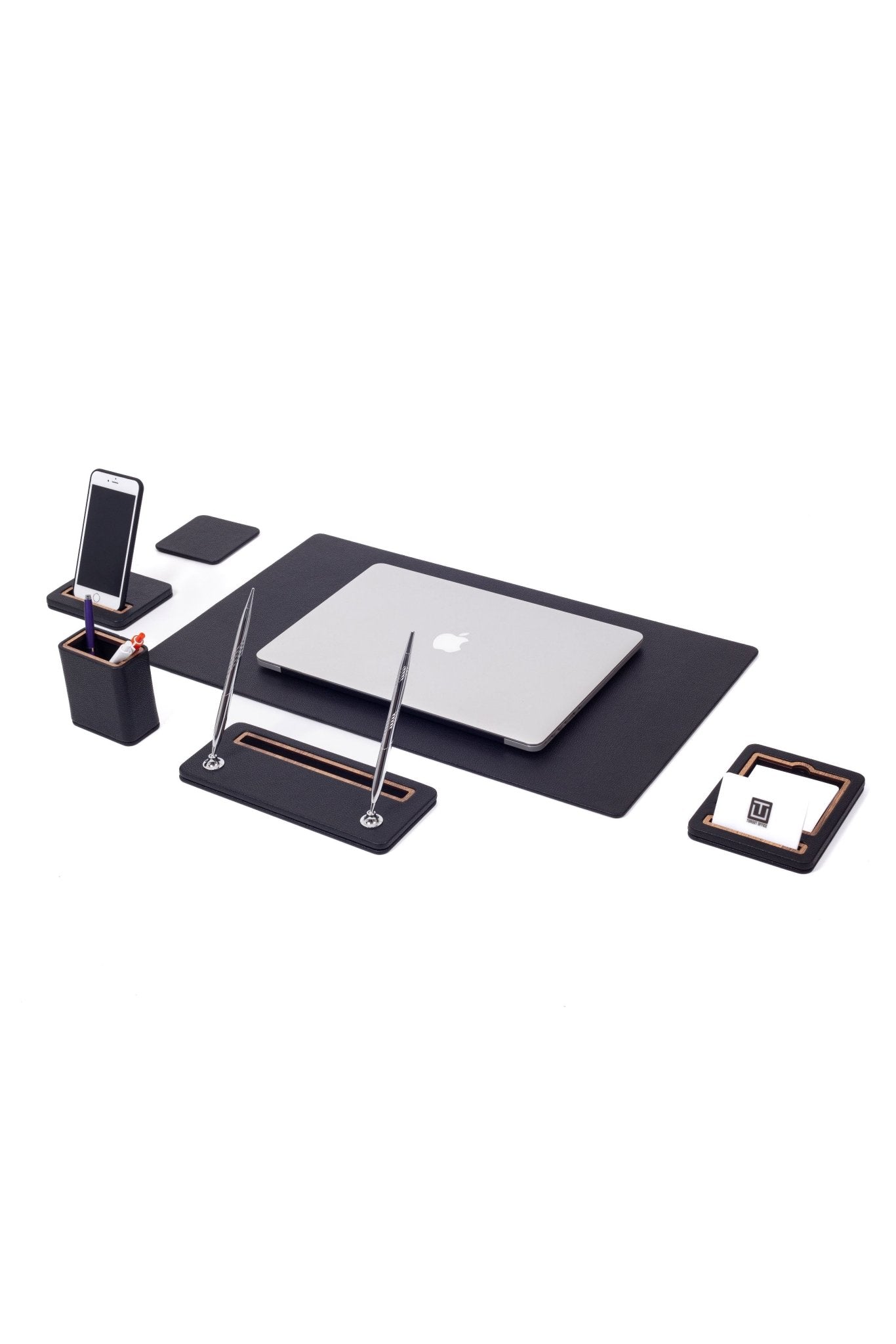 Pera Leather Desk Set 6 Pieces - Overture Gifts