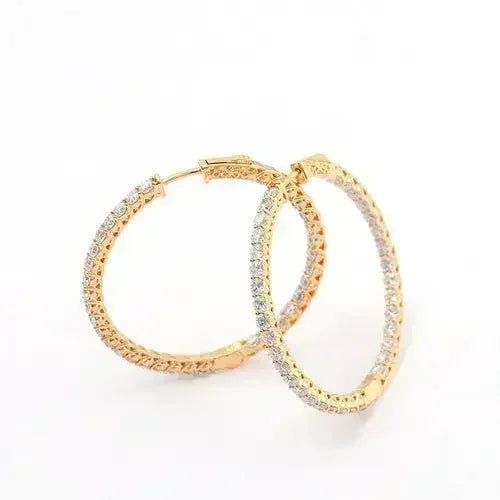 Personalized Big Diameter Earrings – Luxury Statement Jewelry - Overture Gifts
