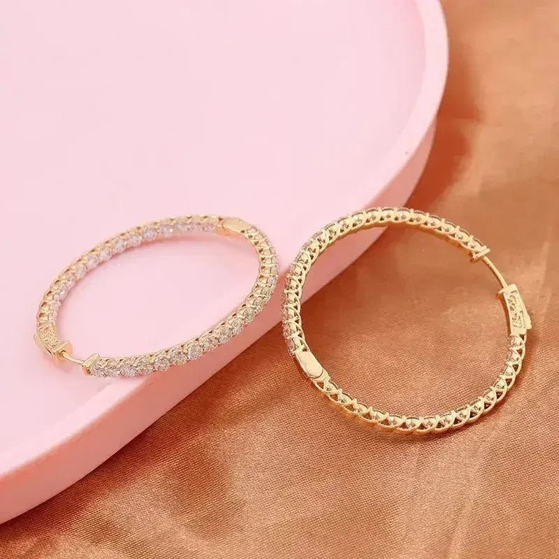 Personalized Big Diameter Earrings – Luxury Statement Jewelry - Overture Gifts