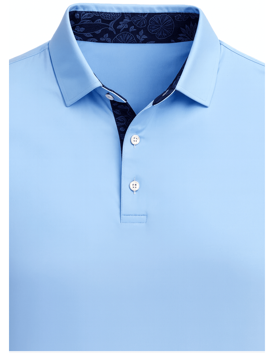 Personalized Groomsmen Golf Polo - Premium Blue Depths print - Performance Fabric - Overture Gifts