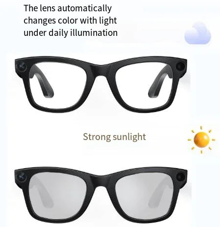 AI Smart Glasses with HD Camera & Translation