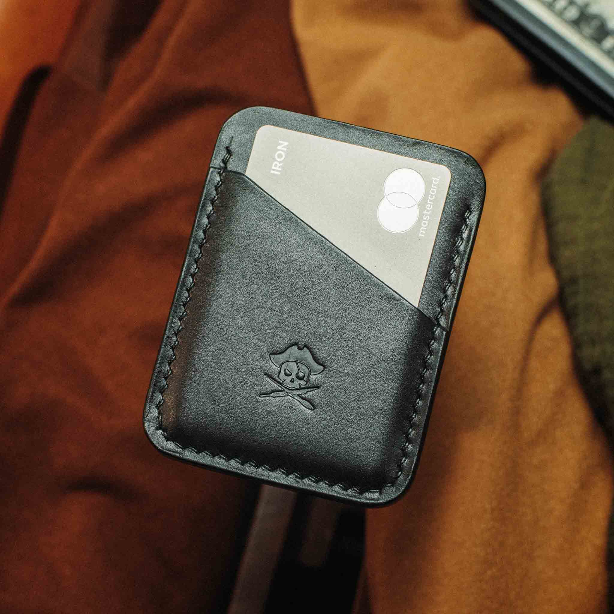 Pirate Goods Boatswain v3 – Minimalist Leather Card Holder - Overture Gifts