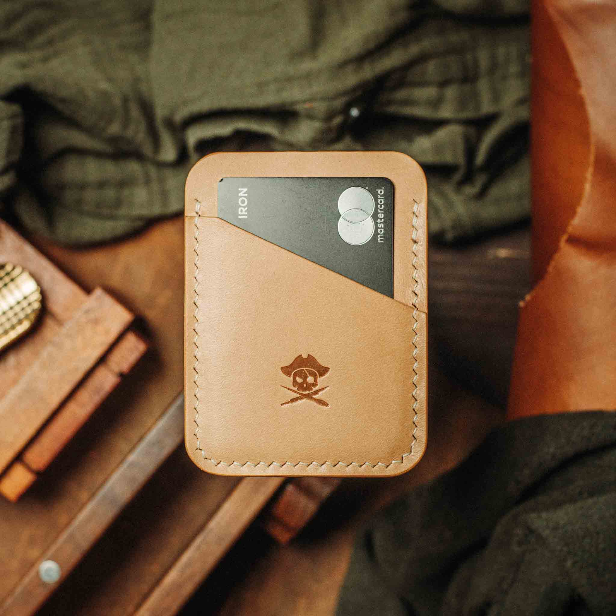 Pirate Goods Boatswain v3 – Minimalist Leather Card Holder - Overture Gifts