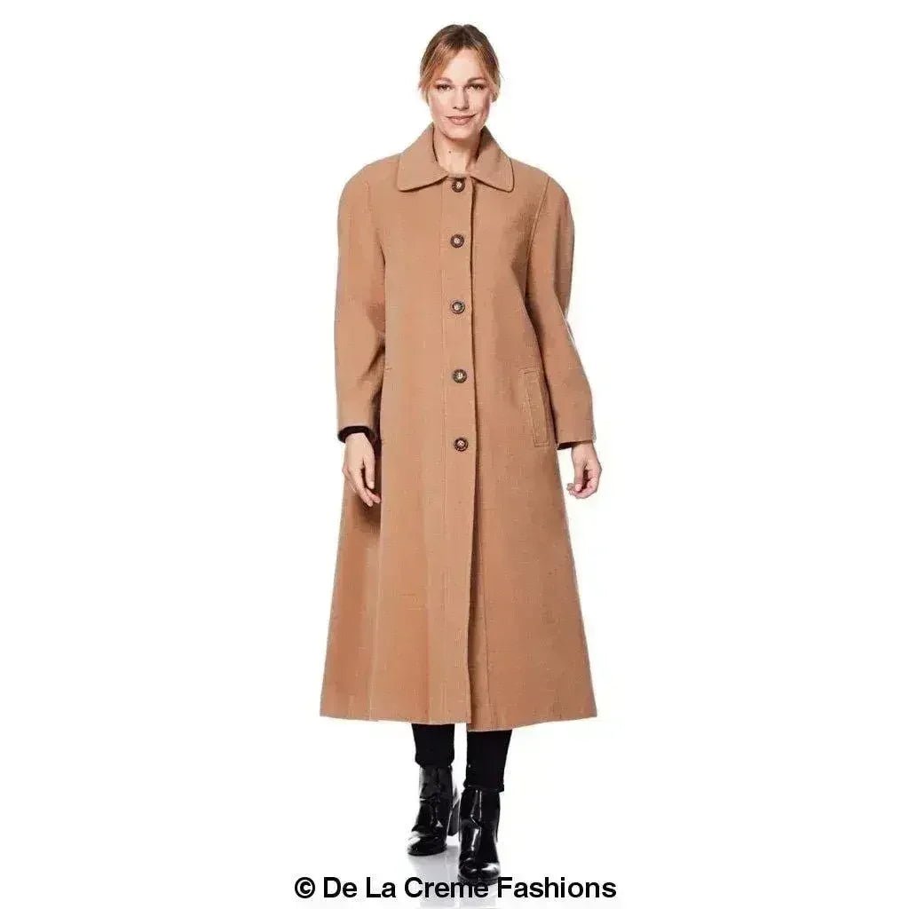 Plus Size Wool Cashmere Coat - Curve Inclusive | Femstylo - Overture Gifts