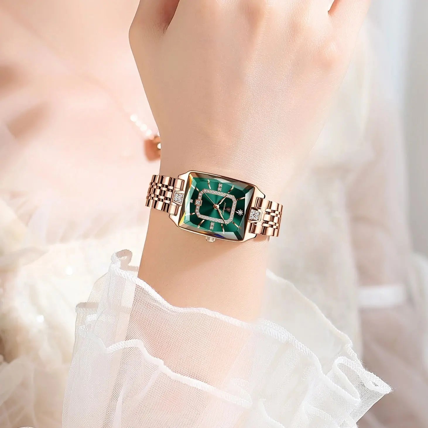POEDAGAR Luxury Watch For Woman Waterproof Calendar High Quality Ladies Watch Stainless Steel Quartz Women's Watches Elegant+Box - Overture Gifts