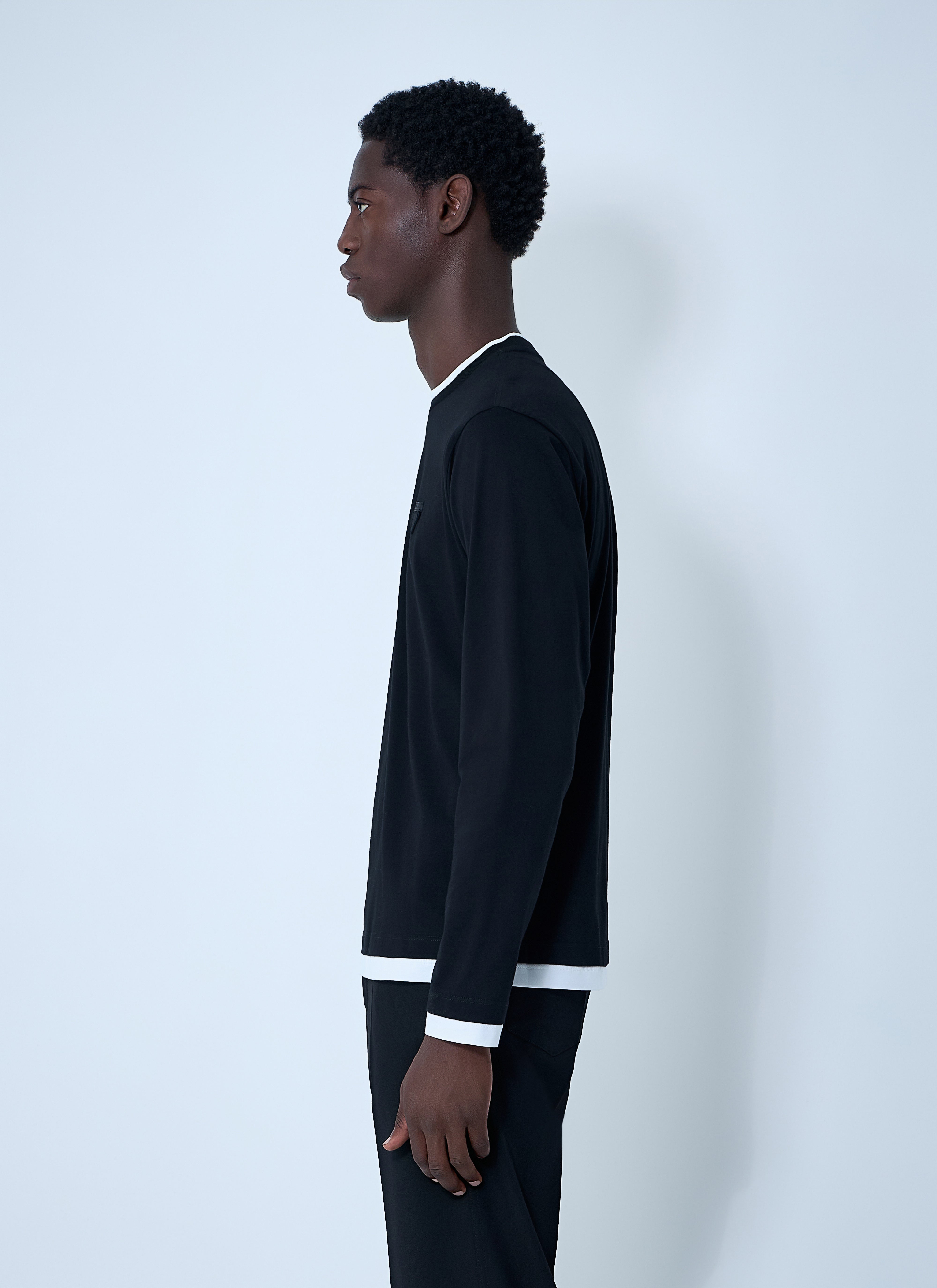 Prada Men Logo Motif T-Shirt