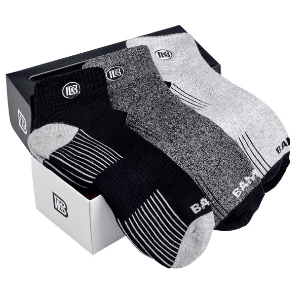 Premium Bamboo Rayon Quarter Crew Socks Gift Box - Overture Gifts