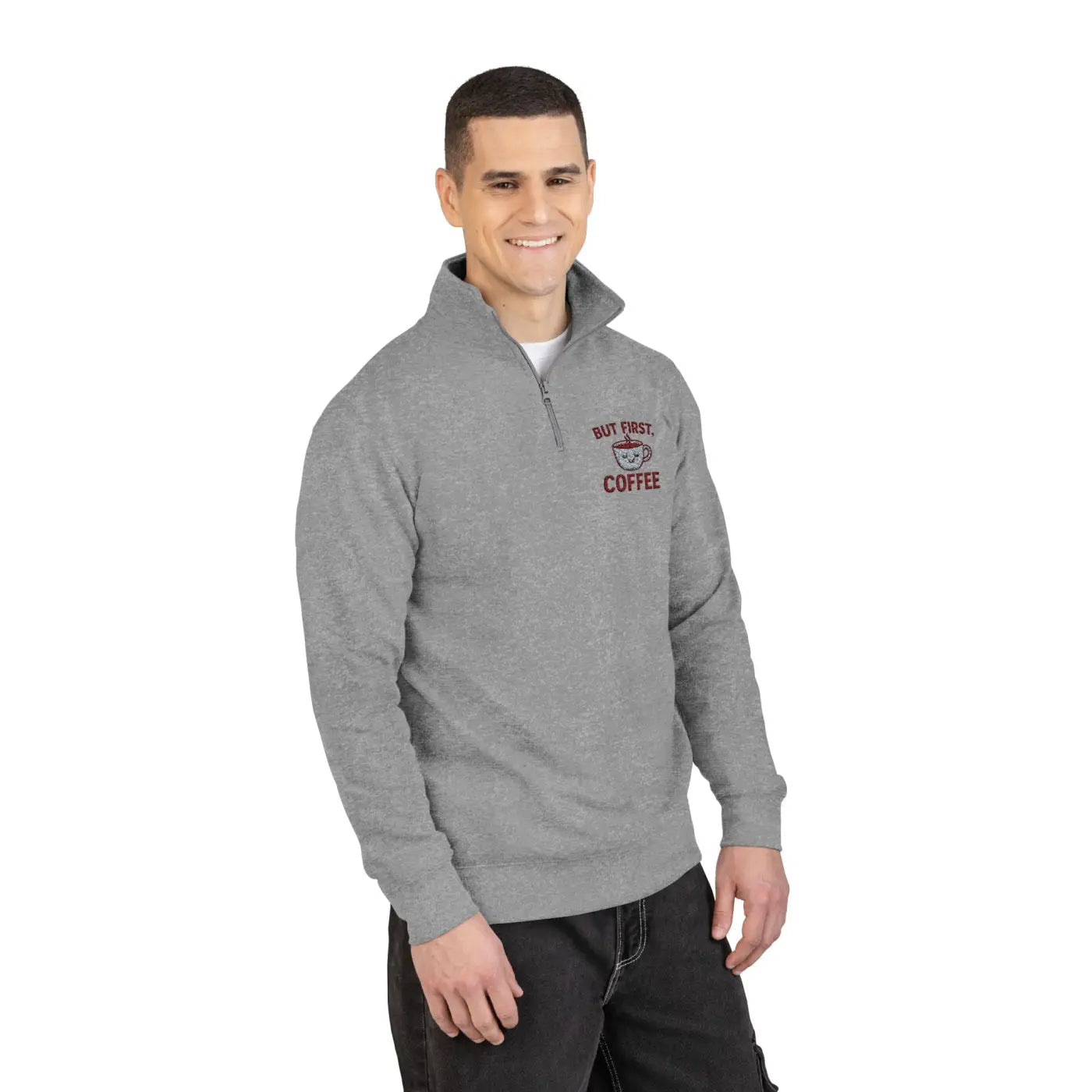 Premium Fleece Pullover – Coffee Lovers Design - Dipaliz - Overture Gifts