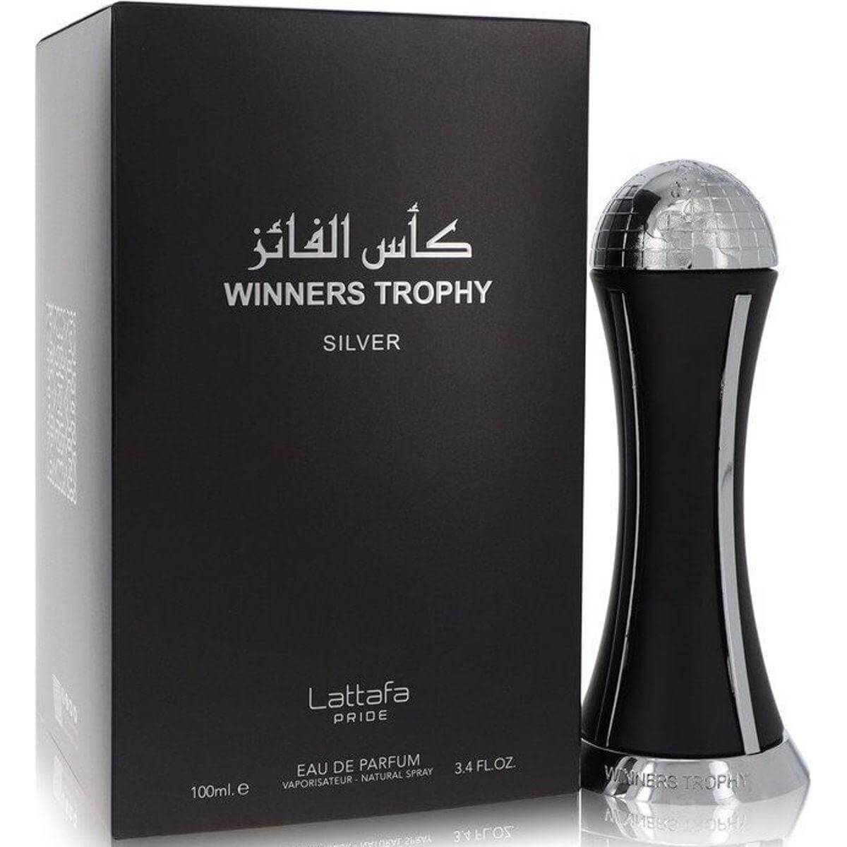 Lattafa Pride Winners Trophy Silver Unisex Eau De Parfum Spray 3.4 oz
