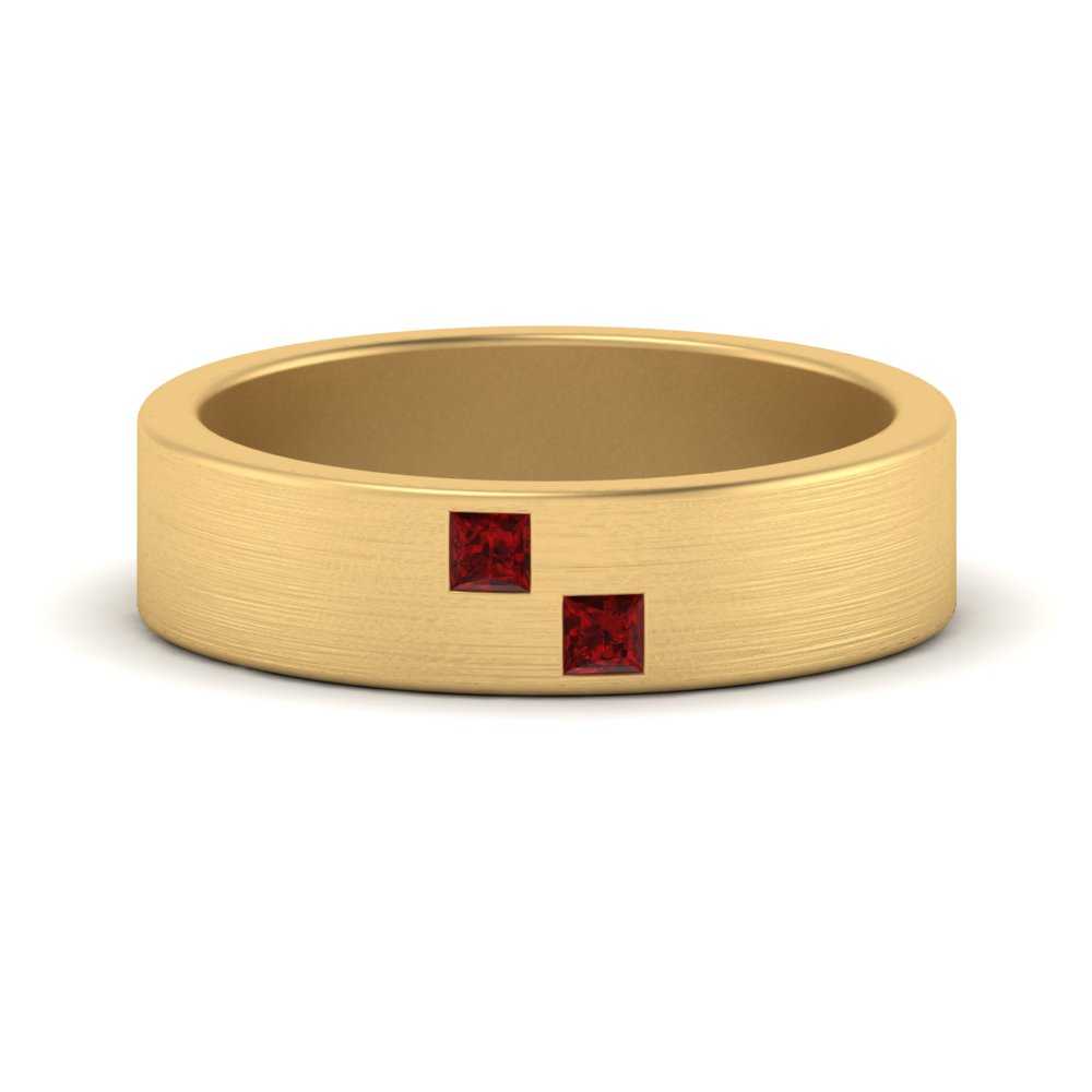 Princess Cut Brush Finish Band