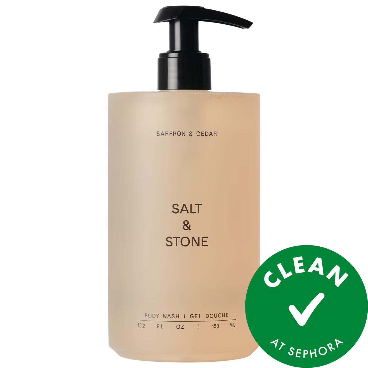 Saffron & Cedar Body Wash: Softens, Soothes & Nourishes with Niacinamide + Probiotics | Vegan & Cruelty-Free
