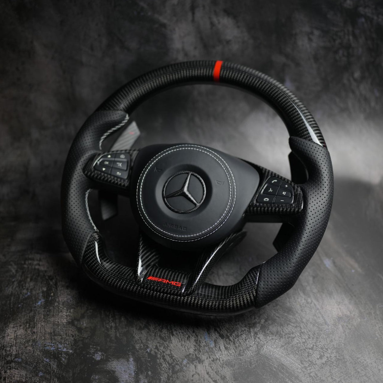 2015-2018 Mercedes Benz AMG | Retrofit for older/ non-AMG Models Available Custom Steering Wheel by Exclusive Steering