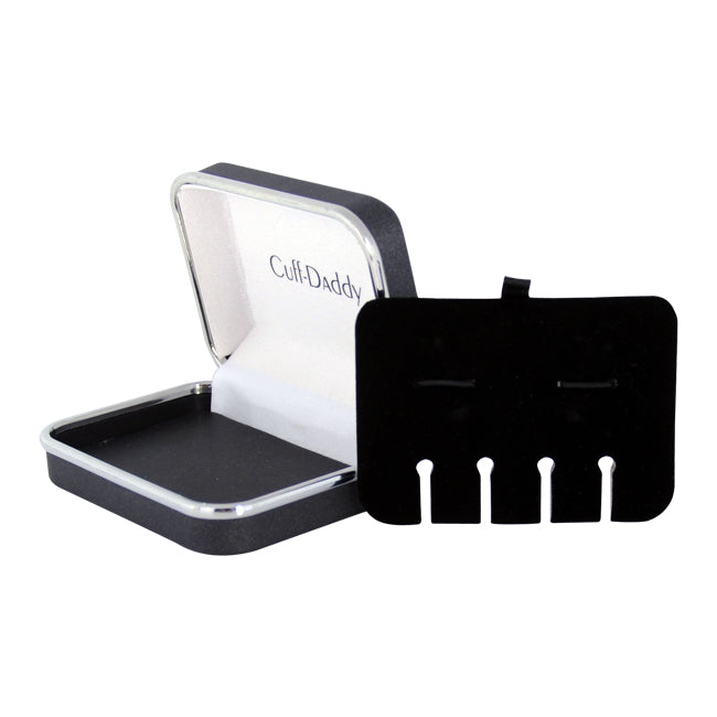 Men's Ribbed Mother of Pearl Gold Tuxedo Cufflinks & Studs
