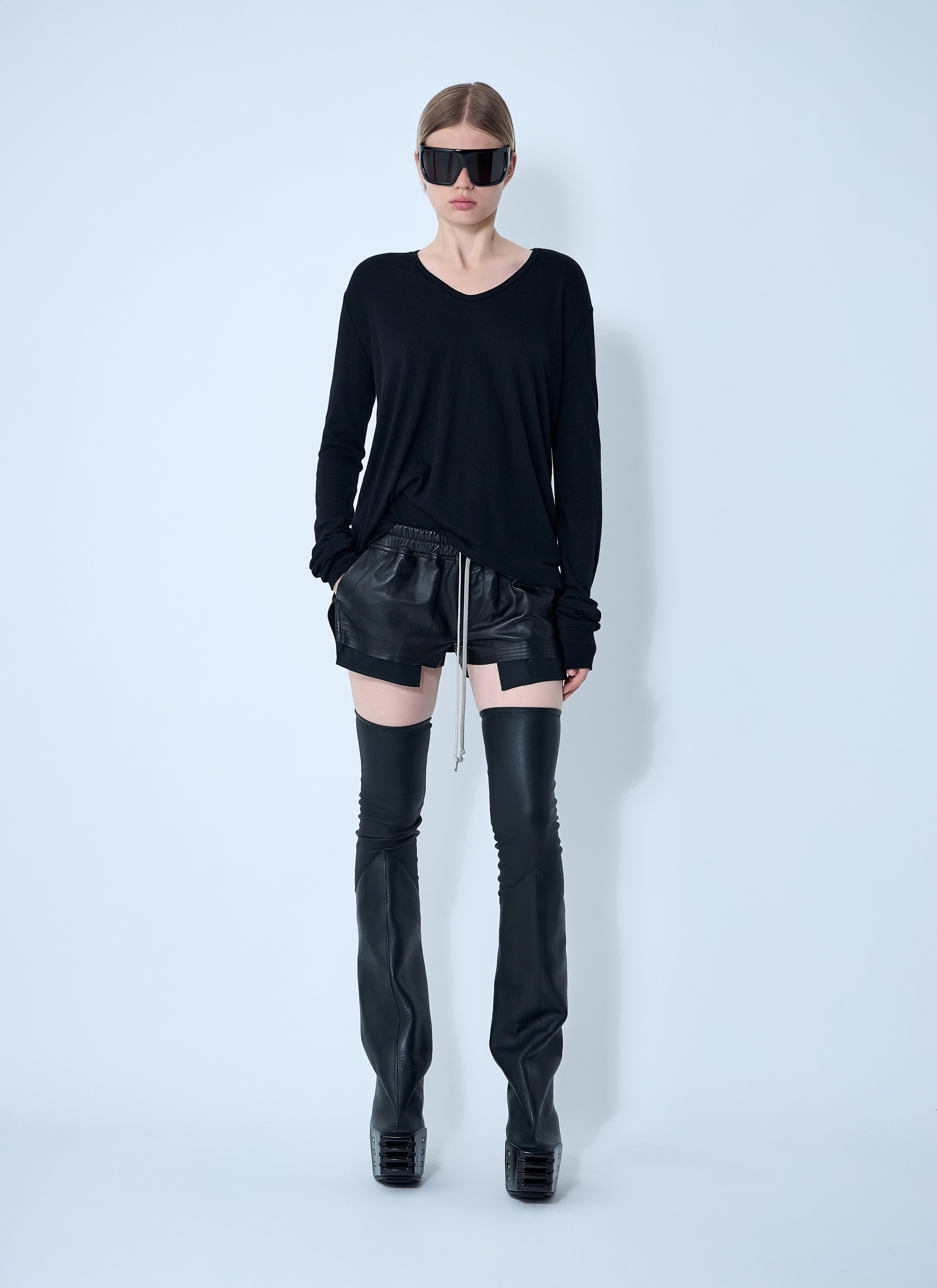 Rick Owens Women Hiked Long Sleeve Top