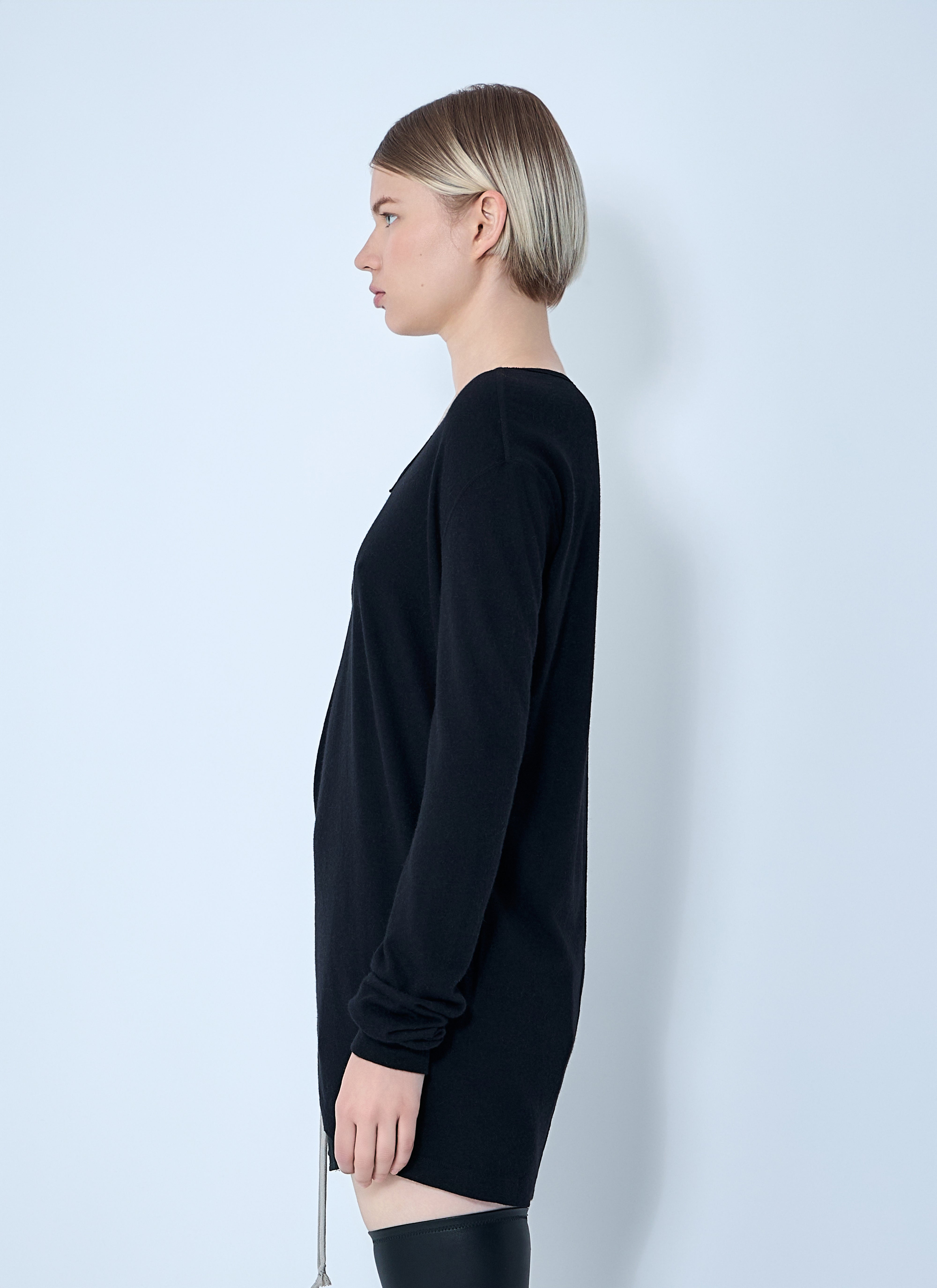 Rick Owens Women Hiked Long Sleeve Top