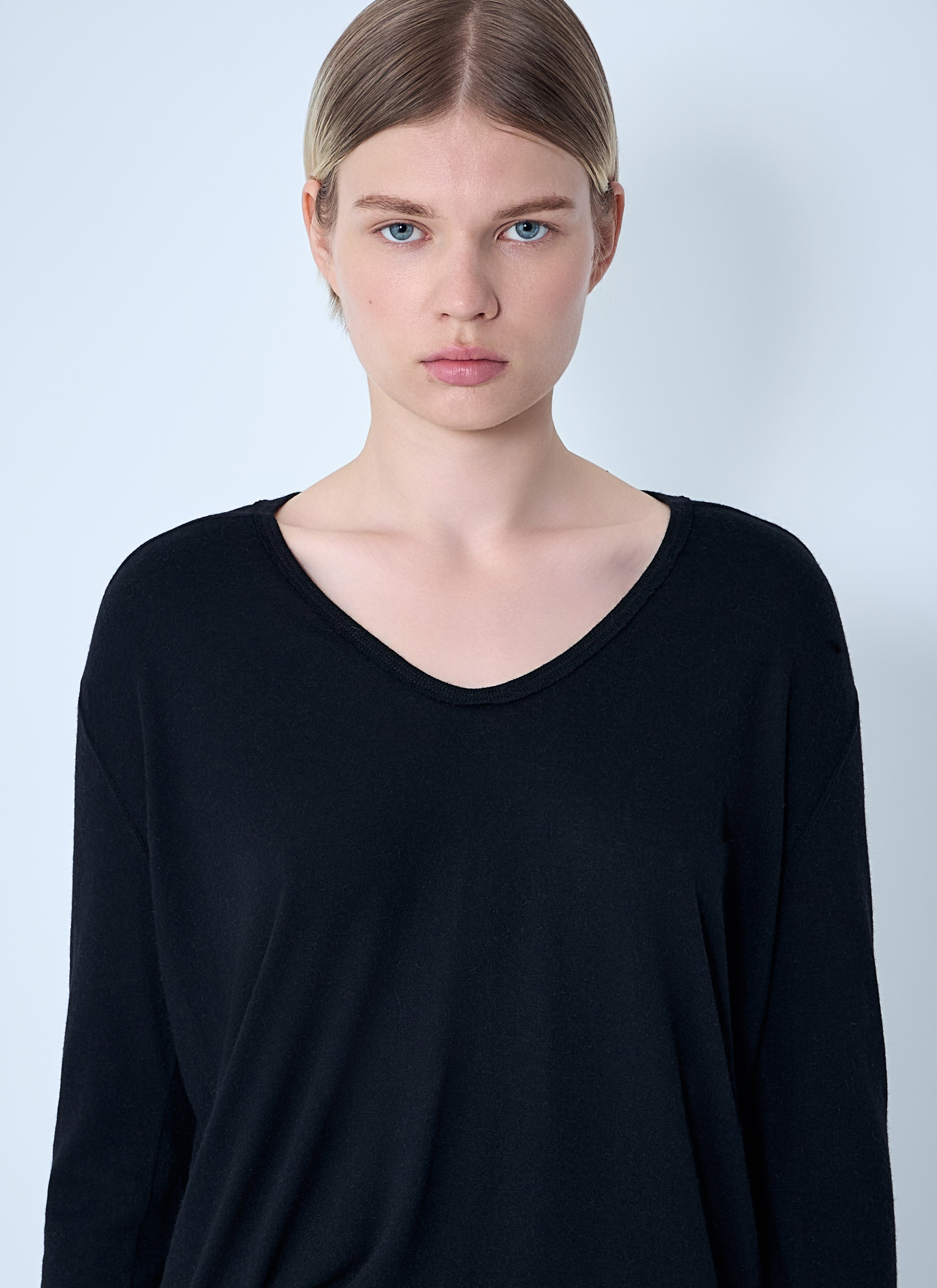 Rick Owens Women Hiked Long Sleeve Top