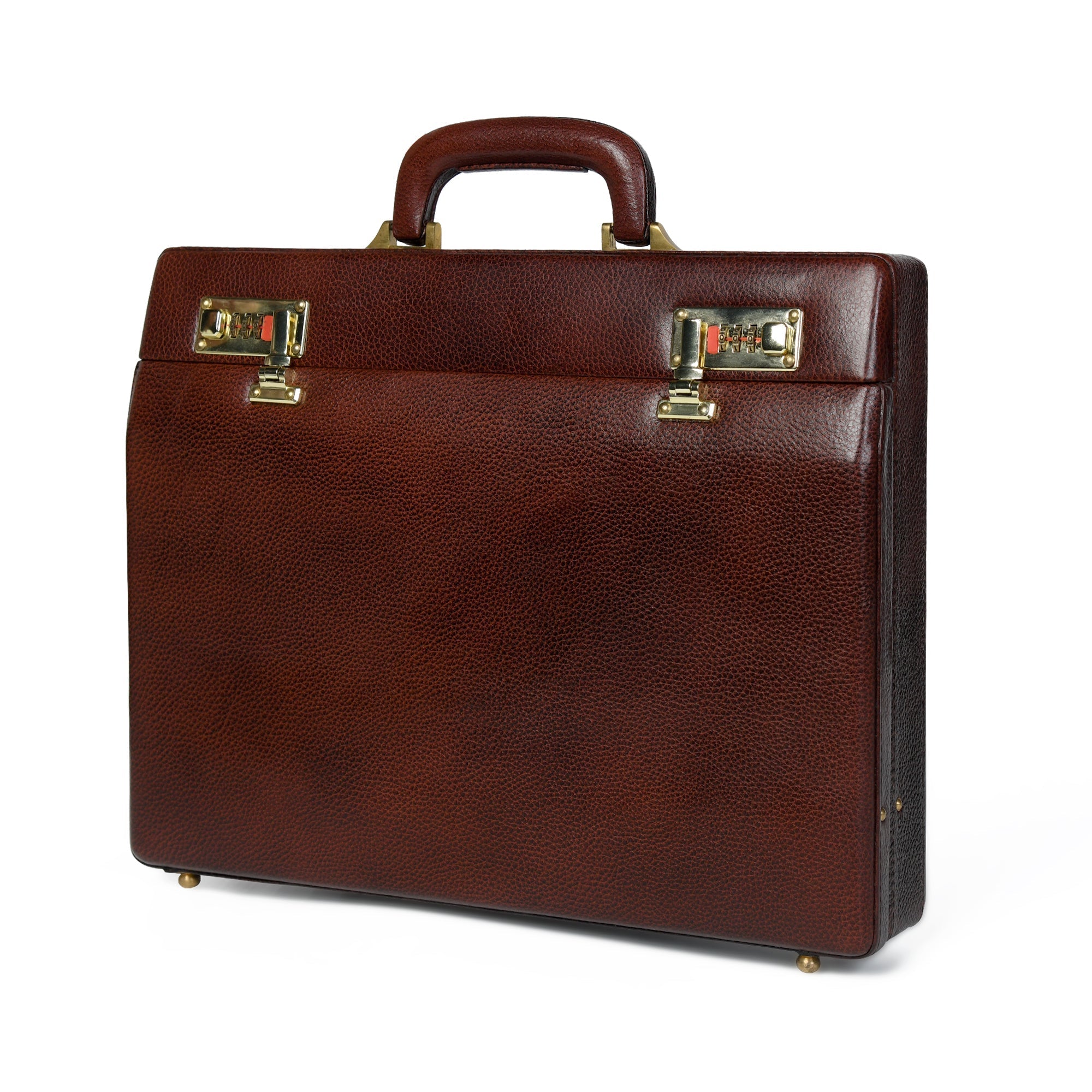 Rich Brown Office Suitcase - Overture Gifts