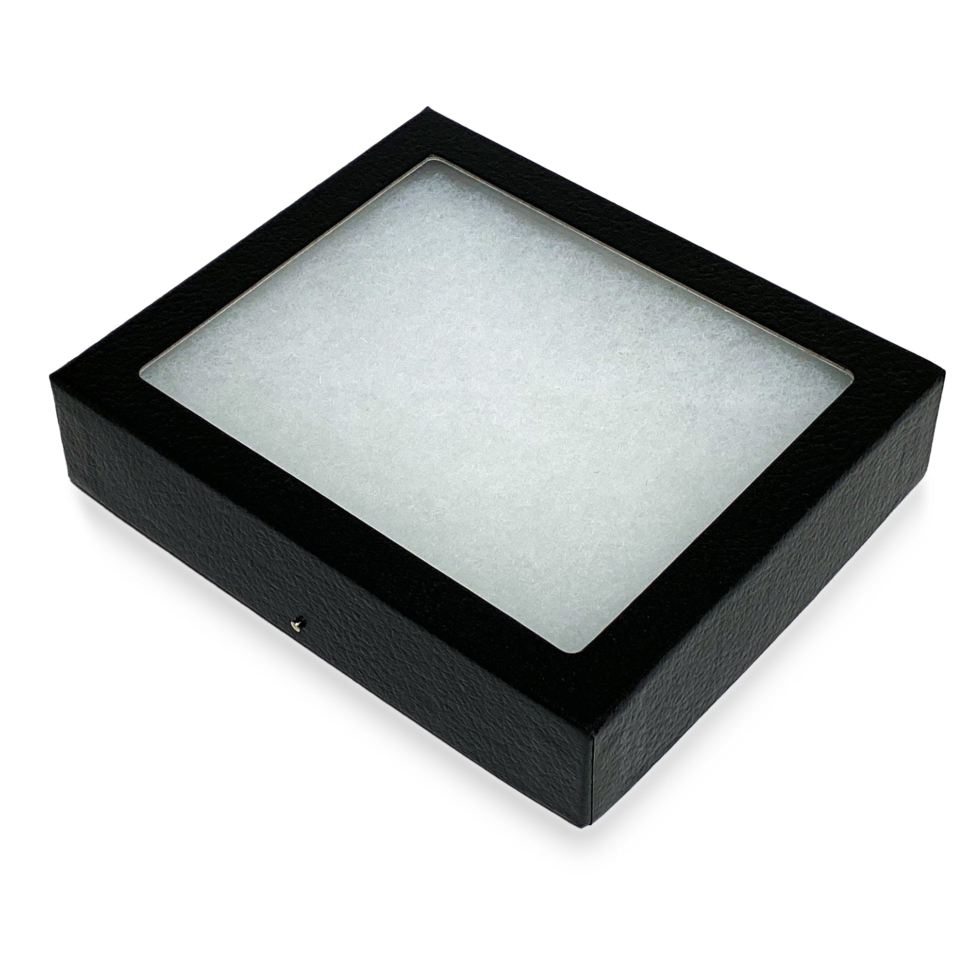 Classic Riker Mount Display Case - Black with Glass Top