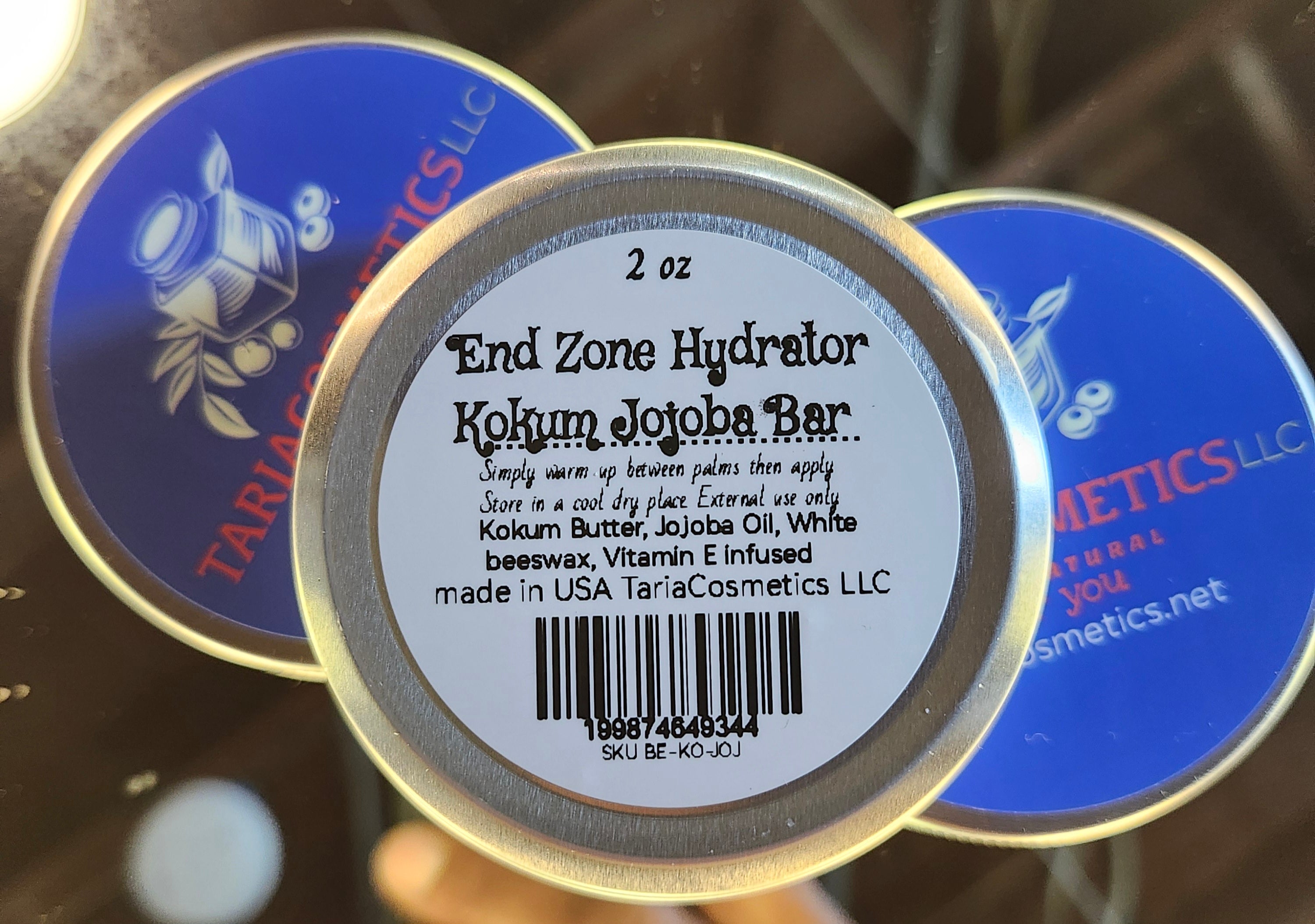 Endzone Hydrator - Organic Kokum & Jojoba Lotion Bar for Deep Moisture