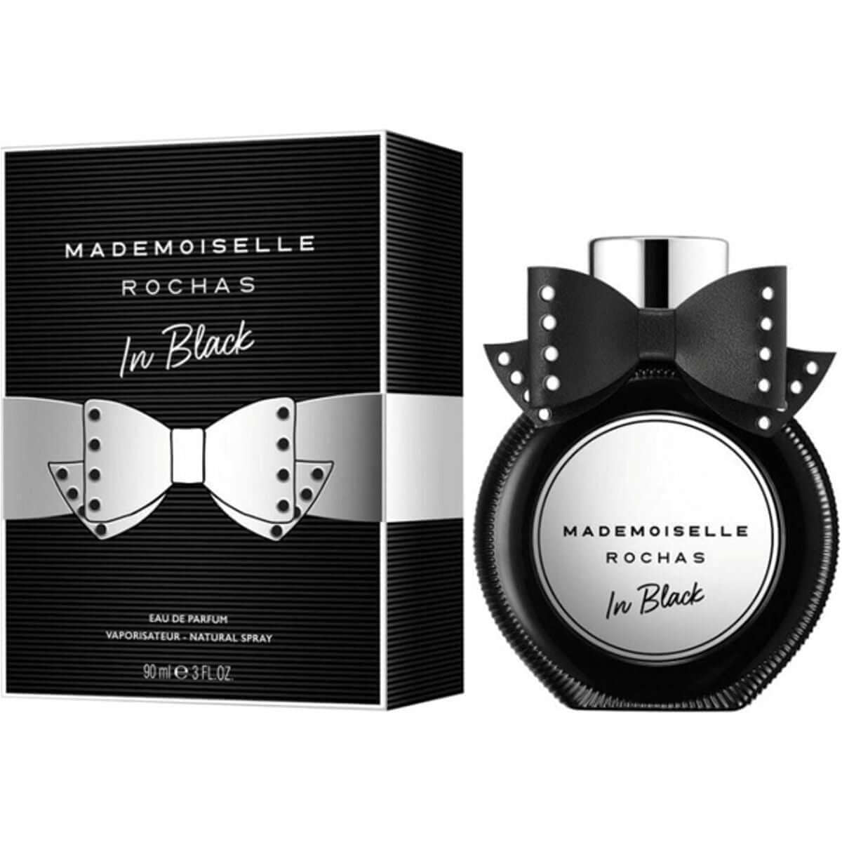 Mademoiselle Rochas In Black by Rochas Perfume for Women EDP 3 oz