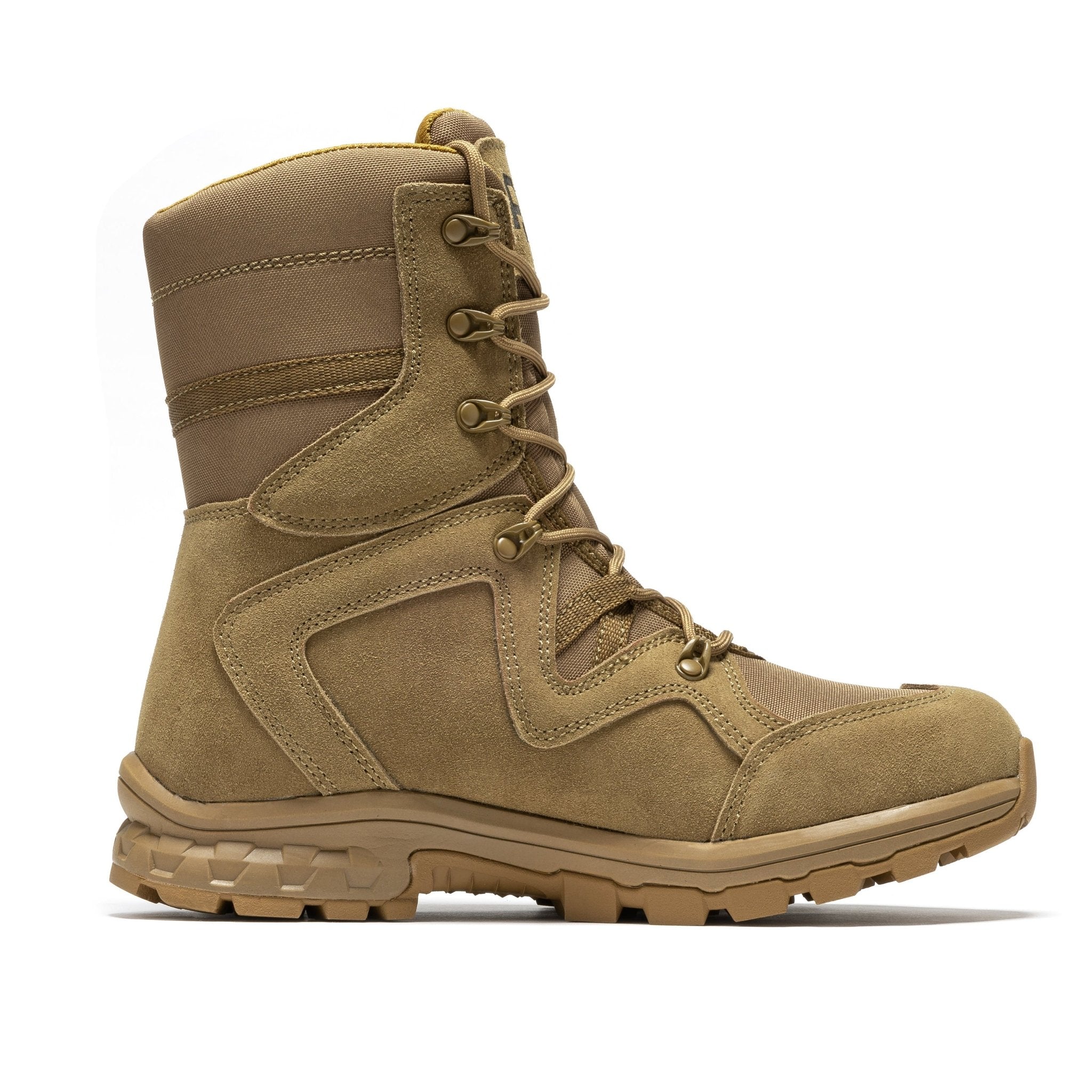 ROCKROOSTER Colmar Coyote 8 inch Suede Leather Waterproof Tactical & Military Boots AB520 - Overture Gifts