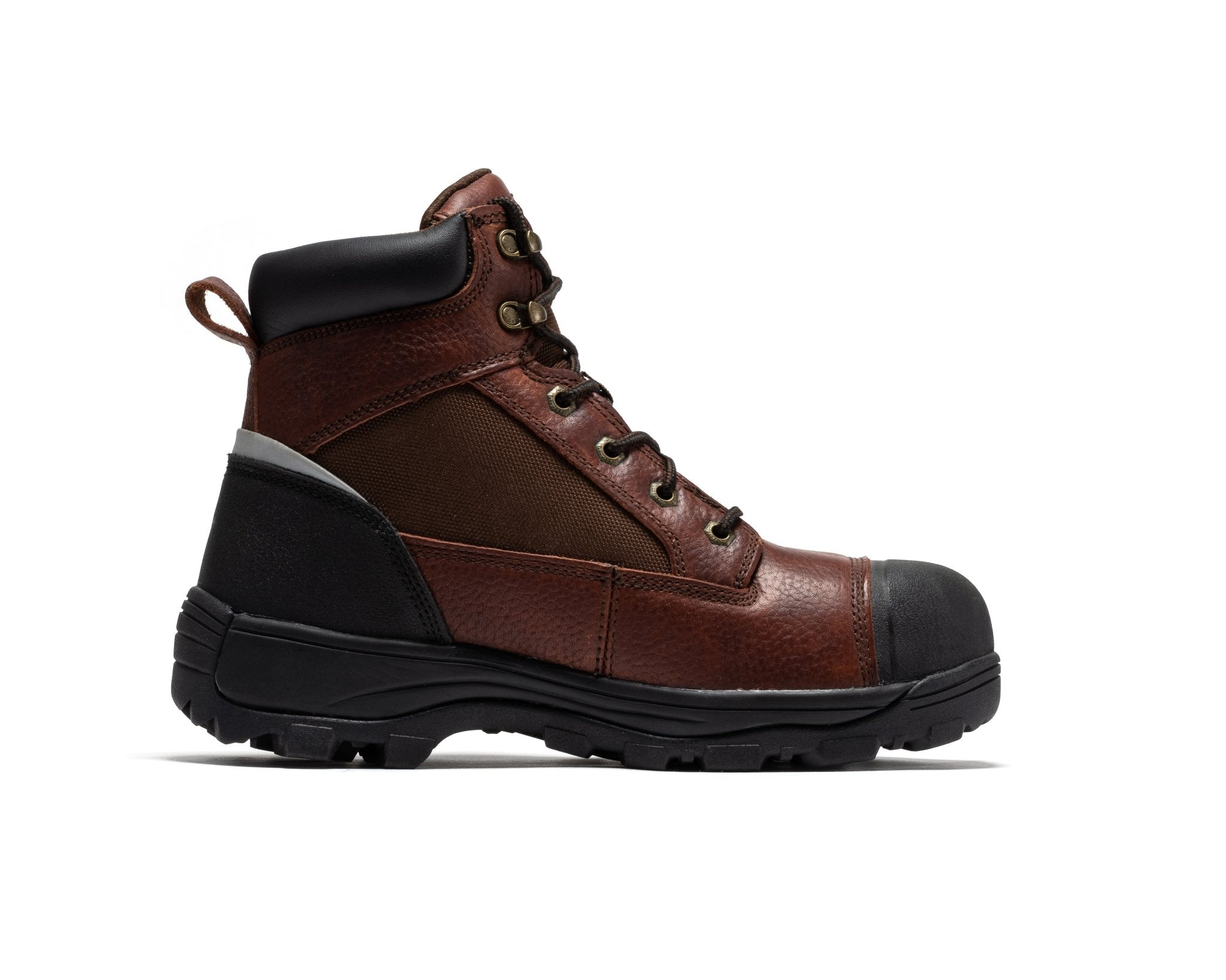 ROCKROOSTER Daviston 6 inch Brown Composite Toe Waterproof Work Boots AT872 - Overture Gifts