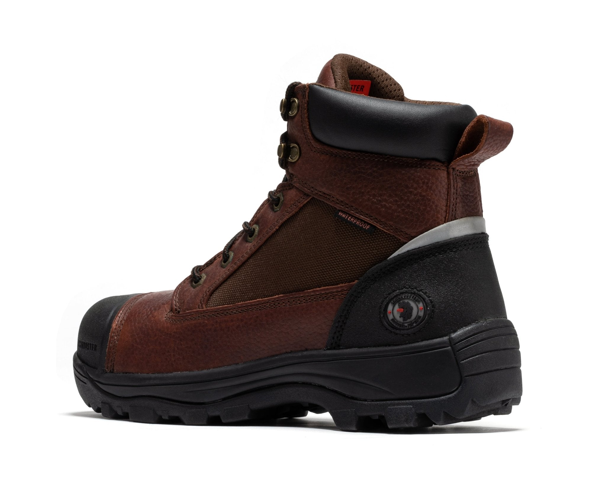 ROCKROOSTER Daviston 6 inch Brown Composite Toe Waterproof Work Boots AT872 - Overture Gifts