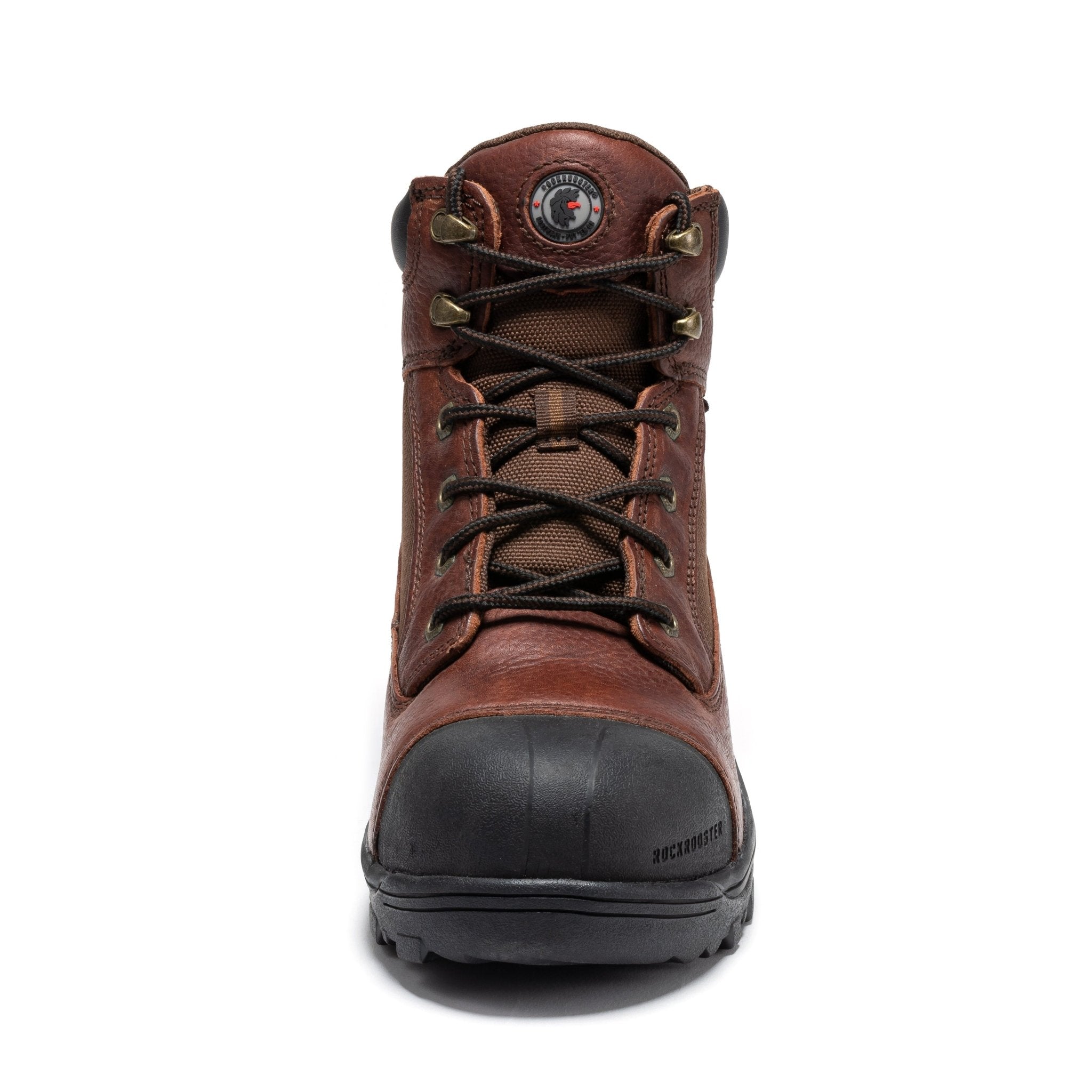 ROCKROOSTER Daviston 6 inch Brown Composite Toe Waterproof Work Boots AT872 - Overture Gifts